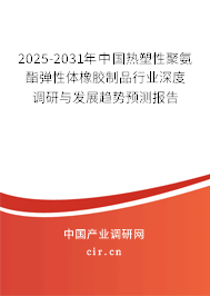 2025-2031年中國熱塑性聚氨酯彈性體橡膠制品行業(yè)深度調(diào)研與發(fā)展趨勢預(yù)測報告
