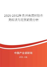 2026-2032年貴州合成樹脂市場現(xiàn)狀與前景趨勢分析 2026-2032年貴州合成樹脂市場現(xiàn)狀與前景趨勢分析