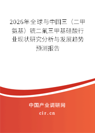 2026年全球與中國三(二甲氨基)锍二氟三甲基硅酸行業(yè)現(xiàn)狀研究分析與發(fā)展趨勢預(yù)測報告 2026年全球與中國三(二甲氨基)锍二氟三甲基硅酸行業(yè)現(xiàn)狀研究分析與發(fā)展趨勢預(yù)測報告