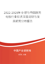 2022-2028年全球與中國醫(yī)用電極行業(yè)現狀深度調研與發(fā)展趨勢分析報告