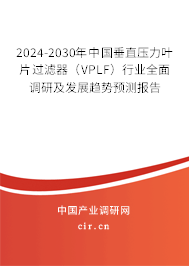 2024-2030年中國(guó)垂直壓力葉片過(guò)濾器（VPLF）行業(yè)全面調(diào)研及發(fā)展趨勢(shì)預(yù)測(cè)報(bào)告