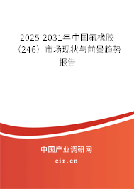 2025-2031年中國氟橡膠(246)市場現(xiàn)狀與前景趨勢報告 2025-2031年中國氟橡膠(246)市場現(xiàn)狀與前景趨勢報告