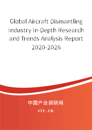 Global Aircraft Dismantling Industry In-Depth Research and Trends Analysis Report 2020-2026 Global Aircraft Dismantling Industry In-Depth Research and Trends Analysis Report 2020-2026