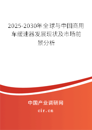 2025-2030年全球與中國商用車緩速器發(fā)展現(xiàn)狀及市場前景分析
