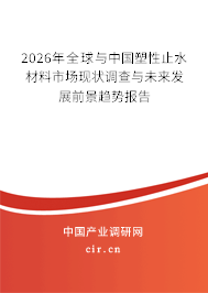 2026年全球與中國塑性止水材料市場現(xiàn)狀調(diào)查與未來發(fā)展前景趨勢報告