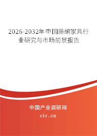 2026-2032年中國藤編家具行業(yè)研究與市場前景報告