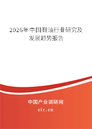 2026年中國鞋油行業(yè)研究及發(fā)展趨勢(shì)報(bào)告