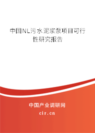 中國NL污水泥漿泵項目可行性研究報告 中國NL污水泥漿泵項目可行性研究報告