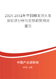 2025-2031年中國觸發(fā)測頭發(fā)展現(xiàn)狀分析與前景趨勢預(yù)測報告
