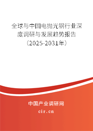 全球與中國電拋光鋼行業(yè)深度調(diào)研與發(fā)展趨勢報(bào)告（2025-2031年）