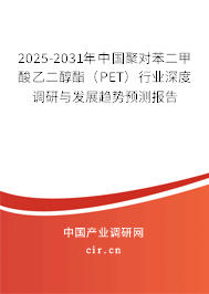 2025-2031年中國聚對苯二甲酸乙二醇酯（PET）行業(yè)深度調(diào)研與發(fā)展趨勢預(yù)測報告