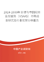 2024-2030年全球與中國視頻監(jiān)控服務(wù)（VSAAS）市場(chǎng)調(diào)查研究及行業(yè)前景分析報(bào)告