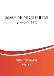 2025年中國(guó)PE-X管行業(yè)深度調(diào)研分析報(bào)告 2025年中國(guó)PE-X管行業(yè)深度調(diào)研分析報(bào)告