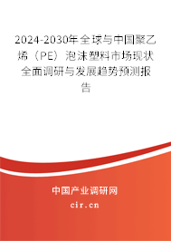 2024-2030年全球與中國(guó)聚乙烯(PE)泡沫塑料市場(chǎng)現(xiàn)狀全面調(diào)研與發(fā)展趨勢(shì)預(yù)測(cè)報(bào)告 2024-2030年全球與中國(guó)聚乙烯(PE)泡沫塑料市場(chǎng)現(xiàn)狀全面調(diào)研與發(fā)展趨勢(shì)預(yù)測(cè)報(bào)告