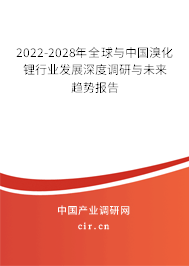 2022-2028年全球與中國溴化鋰行業(yè)發(fā)展深度調(diào)研與未來趨勢報(bào)告