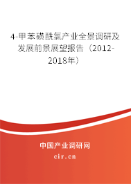4-甲苯磺酰氯產(chǎn)業(yè)全景調(diào)研及發(fā)展前景展望報(bào)告(2012-2018年) 4-甲苯磺酰氯產(chǎn)業(yè)全景調(diào)研及發(fā)展前景展望報(bào)告(2012-2018年)