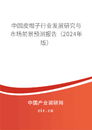 中國皮帽子行業(yè)發(fā)展研究與市場前景預(yù)測報告（2023年版）