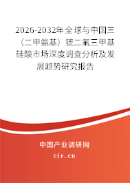 2026-2032年全球與中國三（二甲氨基）锍二氟三甲基硅酸市場深度調(diào)查分析及發(fā)展趨勢研究報告