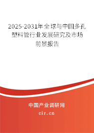 2025-2031年全球與中國(guó)多孔塑料管行業(yè)發(fā)展研究及市場(chǎng)前景報(bào)告