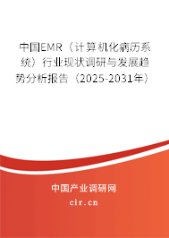 中國EMR(計算機化病歷系統(tǒng))行業(yè)現(xiàn)狀調研與發(fā)展趨勢分析報告(2025-2031年) 中國EMR(計算機化病歷系統(tǒng))行業(yè)現(xiàn)狀調研與發(fā)展趨勢分析報告(2025-2031年)