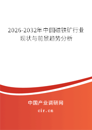 2026-2032年中國(guó)磁鐵礦行業(yè)現(xiàn)狀與前景趨勢(shì)分析 2026-2032年中國(guó)磁鐵礦行業(yè)現(xiàn)狀與前景趨勢(shì)分析