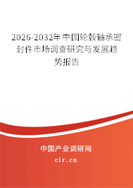 2025-2031年中國輪轂軸承密封件市場調(diào)查研究與發(fā)展趨勢報告