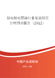 鉭電解電容器行業(yè)發(fā)展研究分析預測報告（2012）