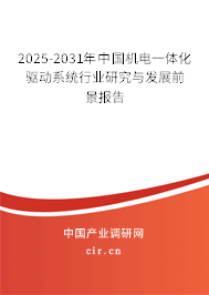2025-2031年中國機(jī)電一體化驅(qū)動(dòng)系統(tǒng)行業(yè)研究與發(fā)展前景報(bào)告