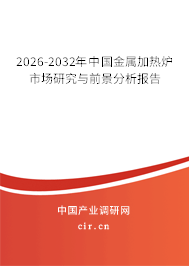 2025-2031年中國金屬加熱爐市場研究與前景分析報告