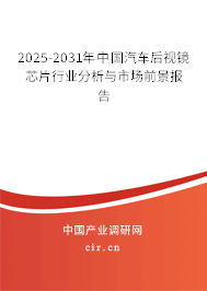 2025-2031年中國(guó)汽車(chē)后視鏡芯片行業(yè)分析與市場(chǎng)前景報(bào)告