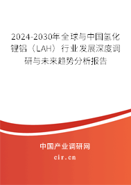 2024-2030年全球與中國氫化鋰鋁(LAH)行業(yè)發(fā)展深度調(diào)研與未來趨勢分析報告 2024-2030年全球與中國氫化鋰鋁(LAH)行業(yè)發(fā)展深度調(diào)研與未來趨勢分析報告