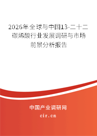 2026年全球與中國13-二十二碳烯酸行業(yè)發(fā)展調(diào)研與市場前景分析報告