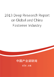 2013 Deep Research Report on Global and China Fastener Industry