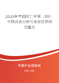 2026年中國對二甲苯（OX）市場調(diào)查分析與發(fā)展前景研究報告