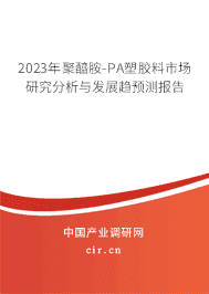 2023年聚醯胺-PA塑膠料市場研究分析與發(fā)展趨預測報告