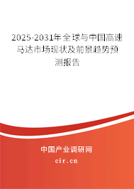 2025-2031年全球與中國高速馬達(dá)市場現(xiàn)狀及前景趨勢預(yù)測報(bào)告