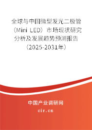 全球與中國(guó)微型發(fā)光二極管（Mini LED）市場(chǎng)現(xiàn)狀研究分析及發(fā)展趨勢(shì)預(yù)測(cè)報(bào)告（2025-2031年）