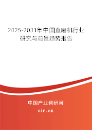2025-2031年中國直磨機行業(yè)研究與前景趨勢報告