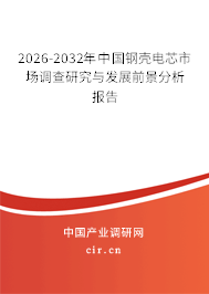 2026-2032年中國鋼殼電芯市場調(diào)查研究與發(fā)展前景分析報告 2026-2032年中國鋼殼電芯市場調(diào)查研究與發(fā)展前景分析報告