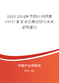 2025-2031年中國人機界面HMI行業(yè)發(fā)展全面調(diào)研與未來趨勢報告