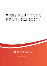 中國(guó)生石灰行業(yè)市場(chǎng)分析與趨勢(shì)預(yù)測(cè)（2025-2031年）