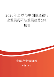 2025年全球與中國(guó)陰道鏡行業(yè)發(fā)展調(diào)研與發(fā)展趨勢(shì)分析報(bào)告