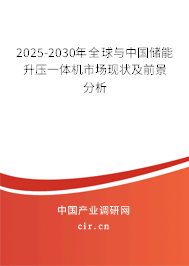 2025-2030年全球與中國儲能升壓一體機市場現(xiàn)狀及前景分析