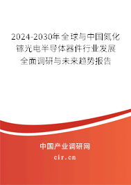 2024-2030年全球與中國氮化鎵光電半導體器件行業(yè)發(fā)展全面調研與未來趨勢報告 2024-2030年全球與中國氮化鎵光電半導體器件行業(yè)發(fā)展全面調研與未來趨勢報告