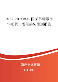 2022-2028年中國關(guān)節(jié)繃帶市場現(xiàn)狀與發(fā)展趨勢預(yù)測報(bào)告