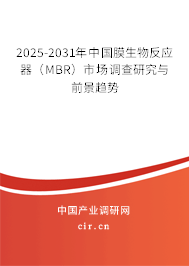 2025-2031年中國(guó)膜生物反應(yīng)器（MBR）市場(chǎng)調(diào)查研究與前景趨勢(shì)