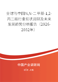 全球與中國N,N-二甲基-1,2-丙二胺行業(yè)現(xiàn)狀調(diào)研及未來發(fā)展趨勢分析報告（2026-2032年）