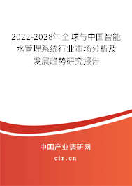 2022-2028年全球與中國智能水管理系統(tǒng)行業(yè)市場分析及發(fā)展趨勢研究報告