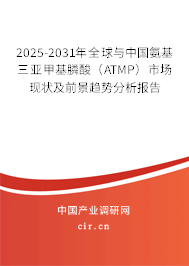 2025-2031年全球與中國氨基三亞甲基膦酸（ATMP）市場現狀及前景趨勢分析報告