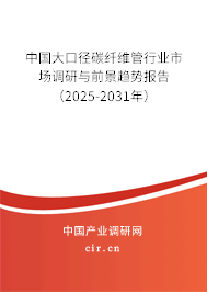 中國大口徑碳纖維管行業(yè)市場調(diào)研與前景趨勢報告(2025-2031年) 中國大口徑碳纖維管行業(yè)市場調(diào)研與前景趨勢報告(2025-2031年)